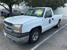 2003 Chevrolet Silverado Pickup Truck, VIN # 1GCEC14V43Z252553