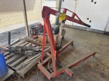 LOT CONSISTING OF ENGINE HOIST AND PARTS