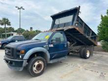 2008 Ford F-450 Dump Truck, VIN # 1FDXF46Y18EC92768