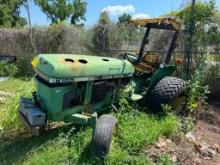 1991 JOHN DEERE 2155 TRACTOR, SER#L02155A737187