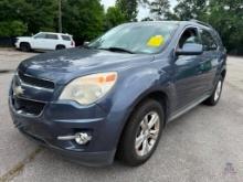 2013 Chevrolet Equinox Multipurpose Vehicle (MPV), VIN # 2GNFLNEK4D6368095