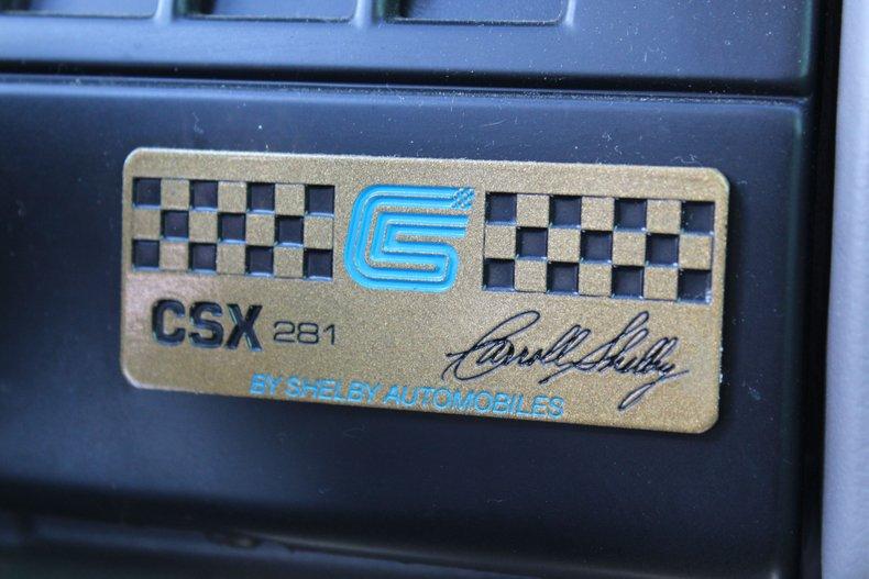 1989 Shelby CSX VNT