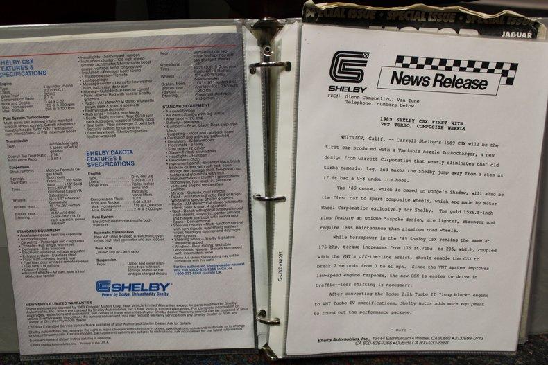1989 Shelby CSX VNT