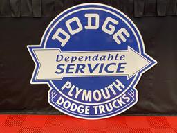 Dodge Plymouth Dependable Service Sign