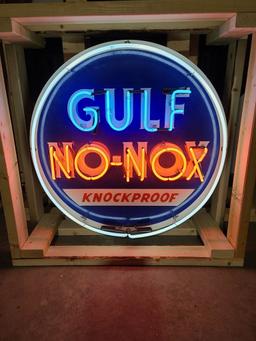 Gulf Porcelain Neon Sign