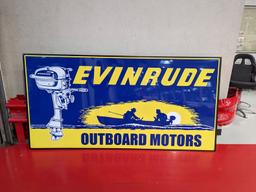 Evinrude Outboard Motors Sign