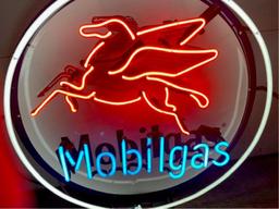 Mobilgas Pegasus Neon Sign