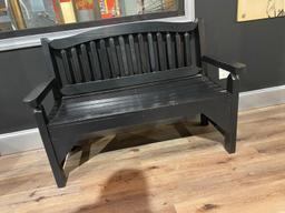 Set of 5 Black Benches