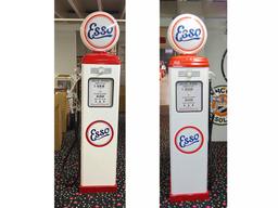 Set of 2 Esso Gas Pumps