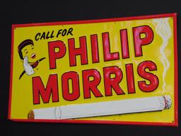 Philip Morris Tin Sign