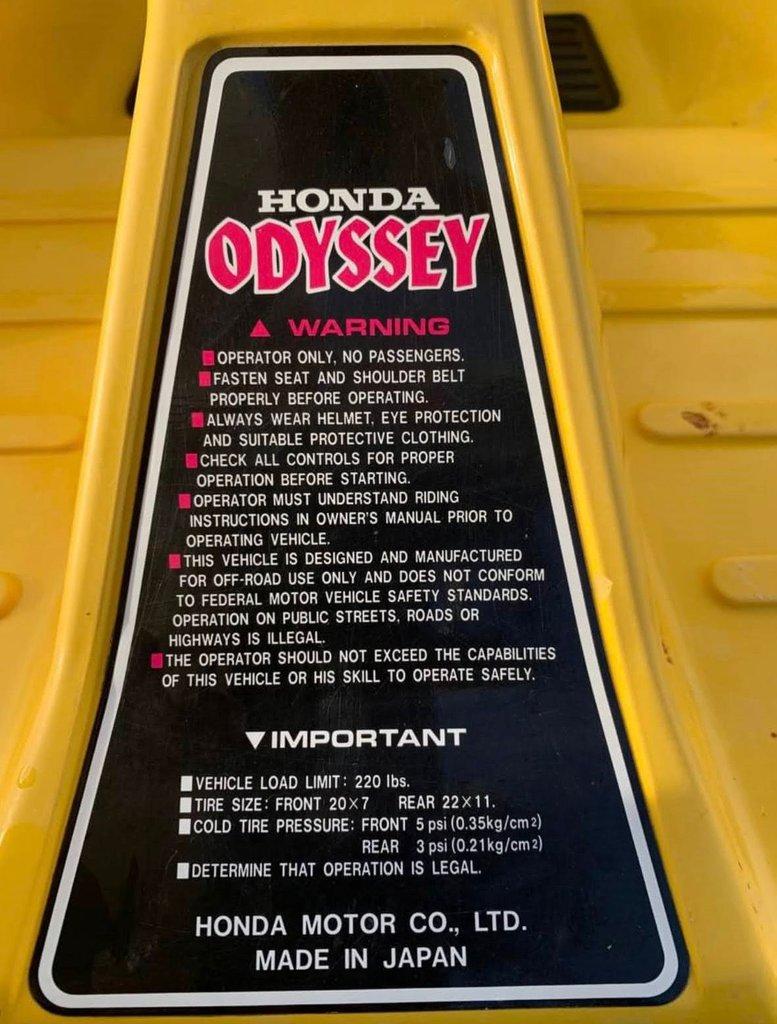 1978 Honda Odyssey