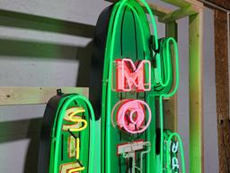 Custom Siesta Motel Animated Tin Neon Sign