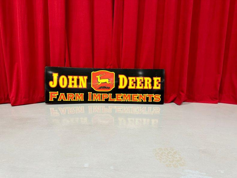 John Deere Farm Implements Sign
