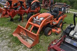 Kubota BX25 Hydro Tractor Mower Loader Backhoe