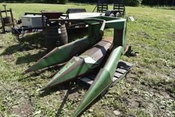 John deere 2 row corn head