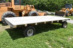 16' Flat Deck Hay Wagon with New Holland Gear