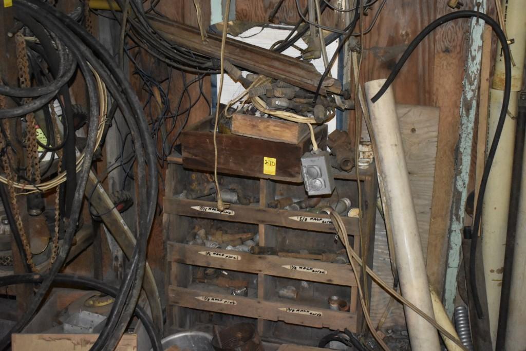 Large Group of contents in corners and on wall