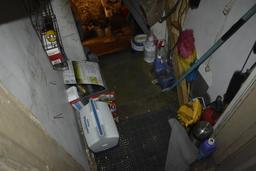 contents of items leading to basement