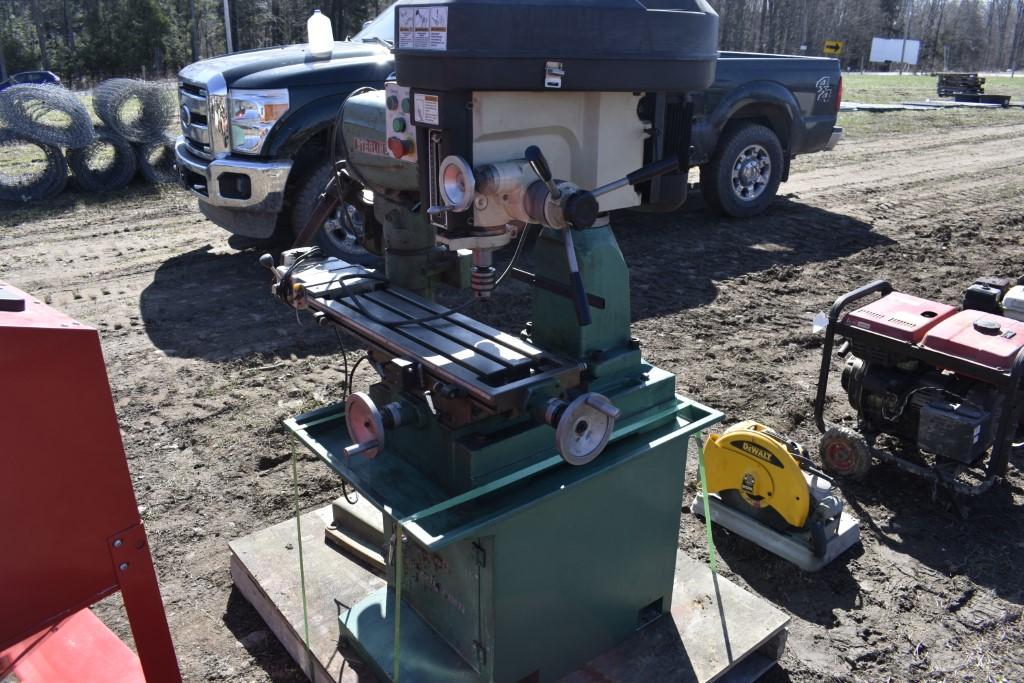 Grizzly Model G0760 8" x 29" Mill/Drill Power feed
