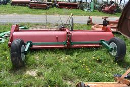 Brillion Tow Behind 12' Flail Mower with hydraulic Transport