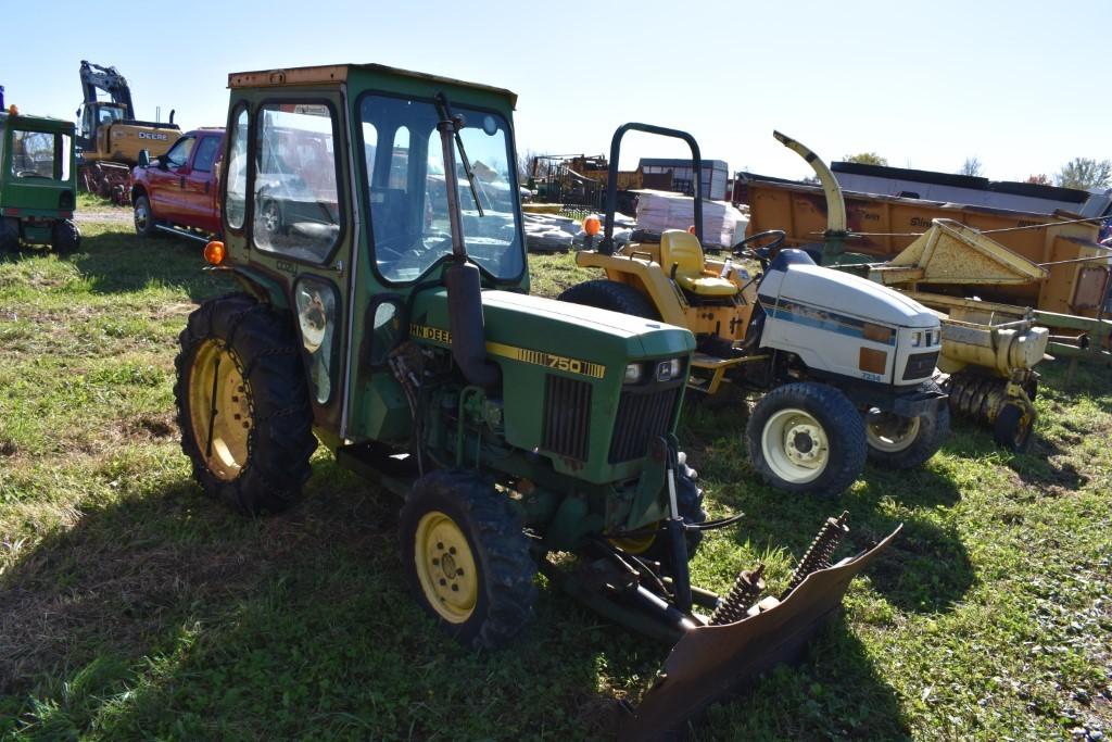John Deere 750 Tractor with Snow Blade