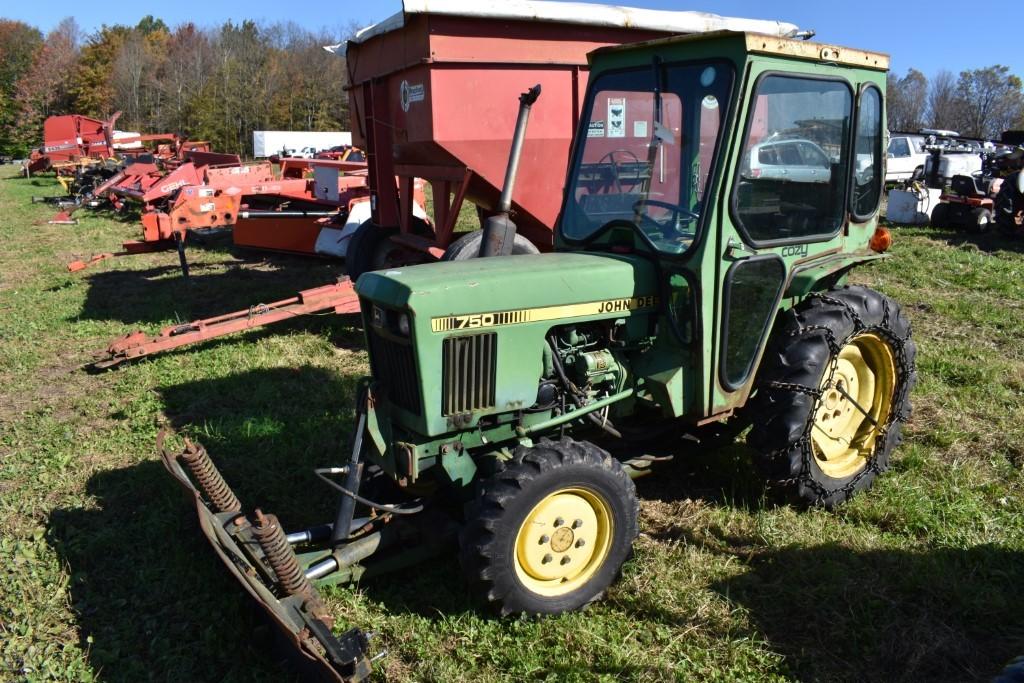 John Deere 750 Tractor with Snow Blade