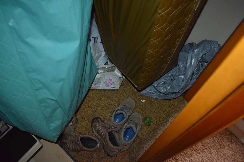 Contents of Closet including clothes and other items
