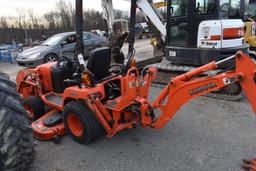 Kubota BX24 Tractor Loader Backhoe Mower
