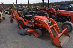 Kubota BX24 Tractor Loader Backhoe Mower