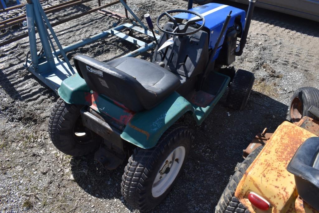 Lawn Tractor with Twin Stacks