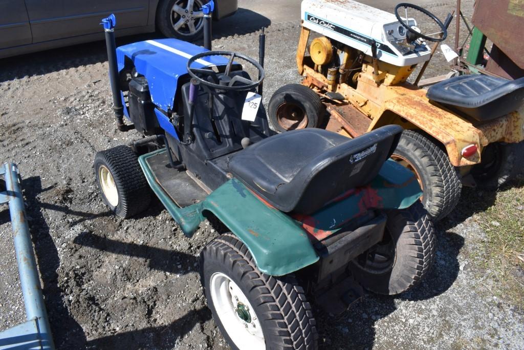Lawn Tractor with Twin Stacks