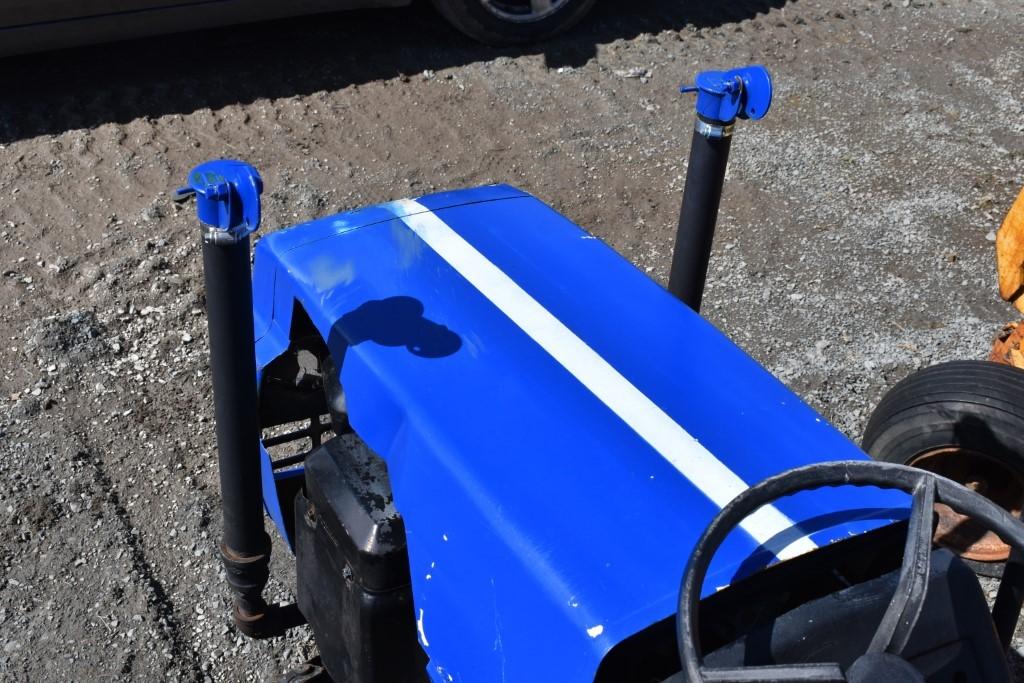 Lawn Tractor with Twin Stacks