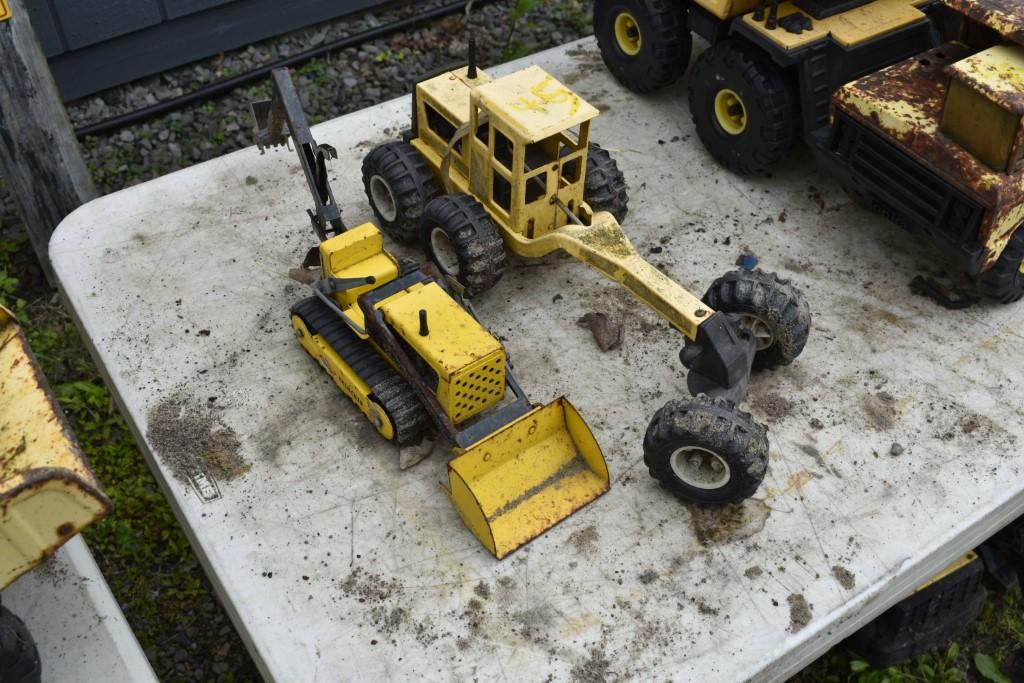 Tonka Grader and Tonka Crawler Loader Backhoe