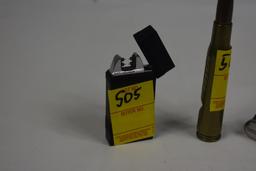 Atomic Lighter, NRA Pocket Knife, Bullet Bottle Opener