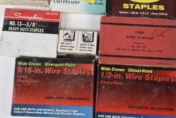 13 Boxes of Staples for Staple Gun