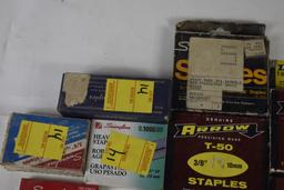 13 Boxes of Staples for Staple Gun
