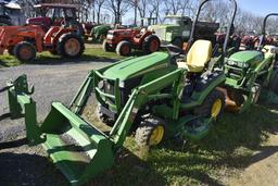 John Deere 1026R Mower Loader Tractor