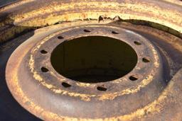 2 Safemark 20.8R38 Tires on 10 Lug Rims