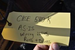 Case 580K Back Hoe