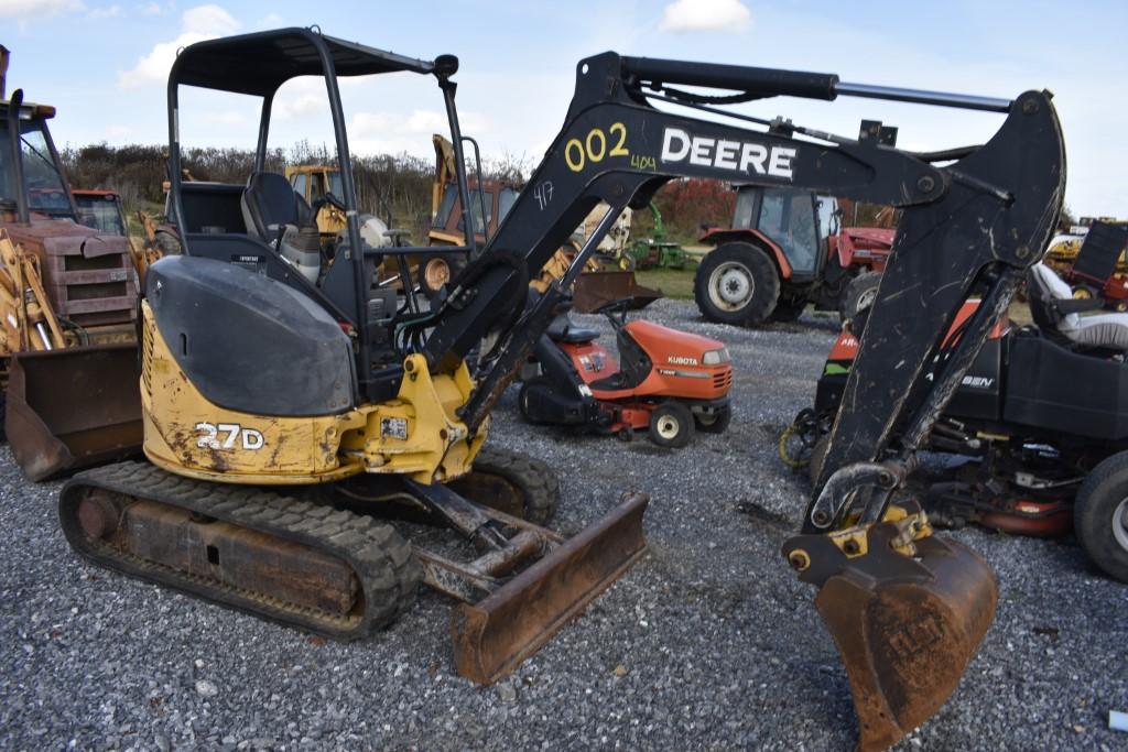 John Deere 27D Mini Excavator