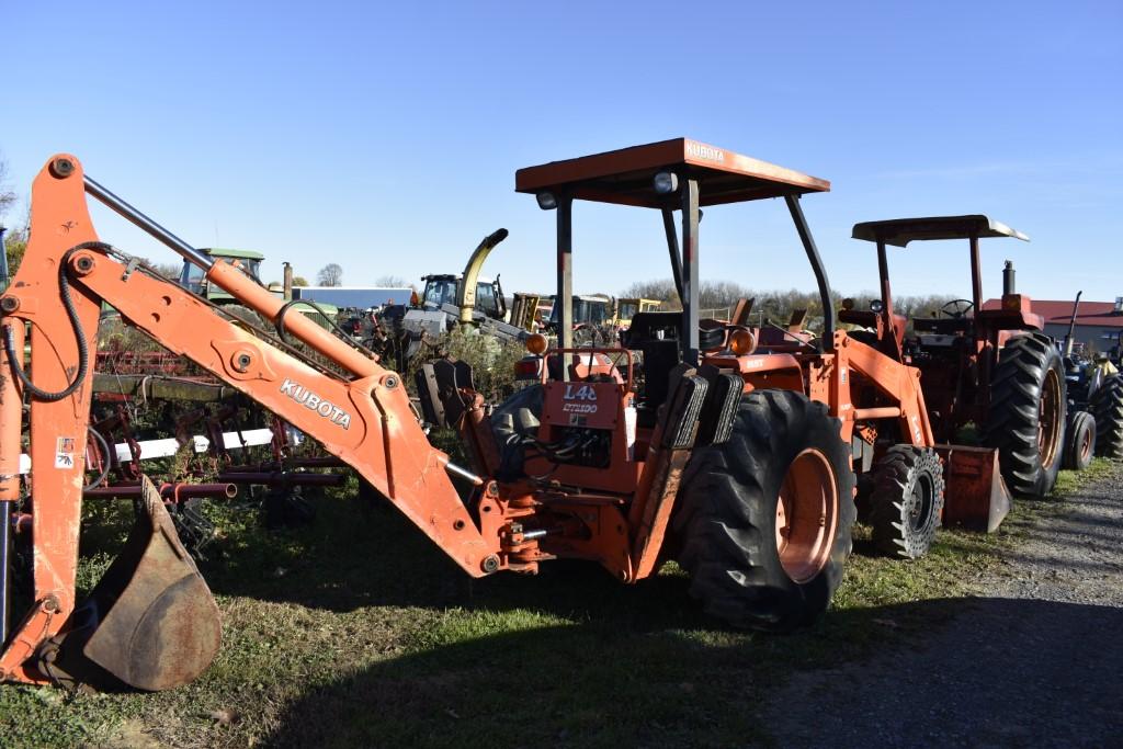 Kubota L48 Backhoe Loader Tractor