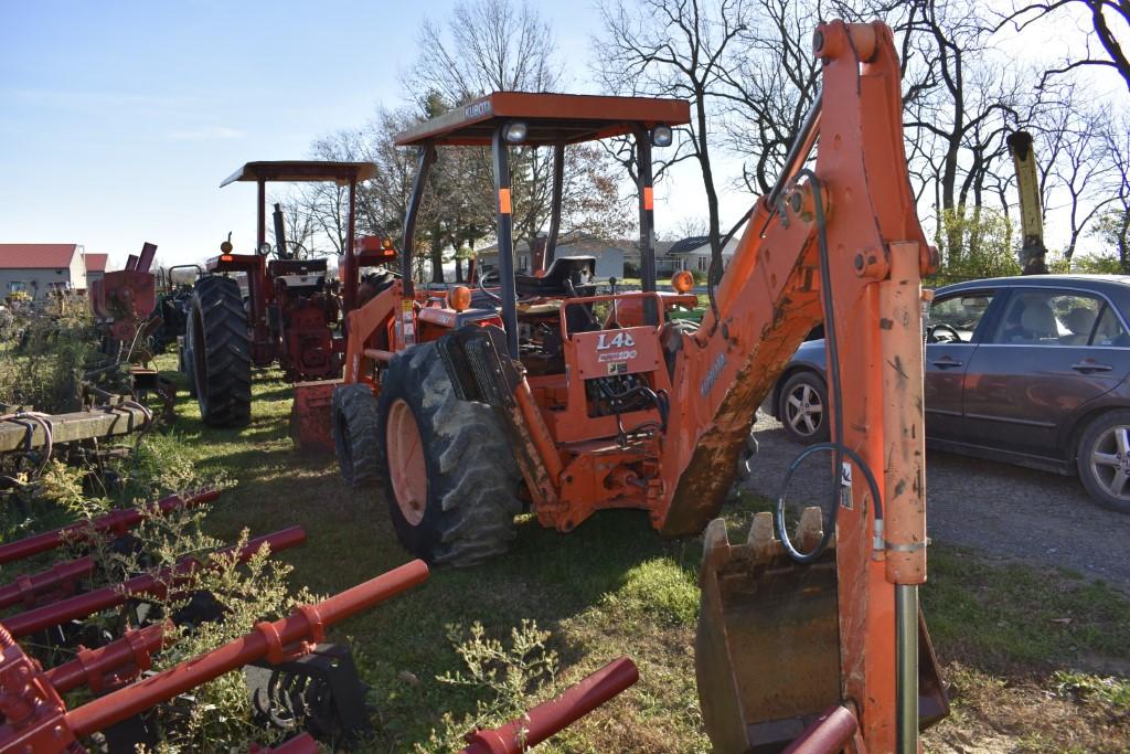 Kubota L48 Backhoe Loader Tractor