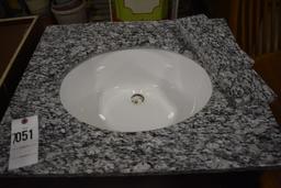 Granite Top Vanity with Sink