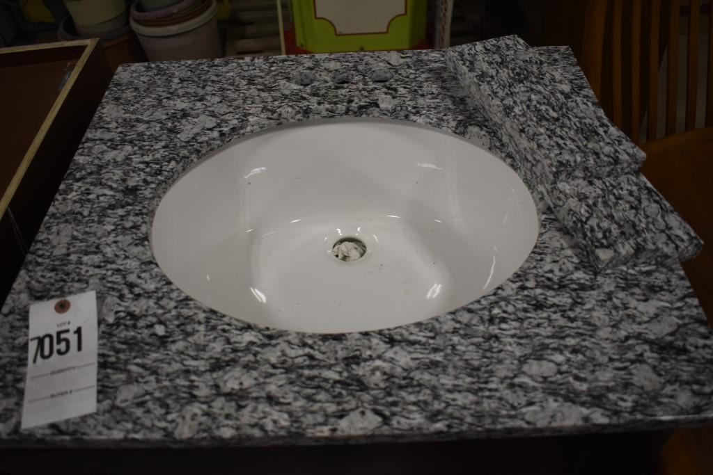 Granite Top Vanity with Sink