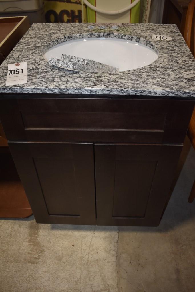 Granite Top Vanity with Sink