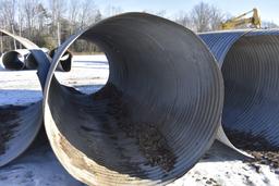 Galvanized 18' x 72" Corrugated Galvanized Pipe