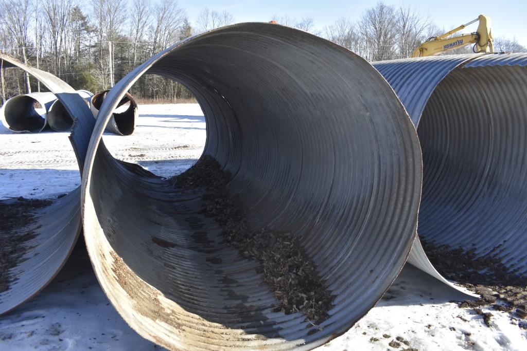 Galvanized 18' x 72" Corrugated Galvanized Pipe