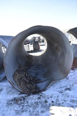 Galvanized 18' x 72" Corrugated Galvanized Pipe