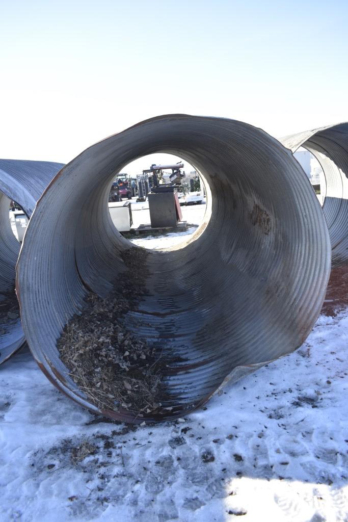 Galvanized 18' x 72" Corrugated Galvanized Pipe
