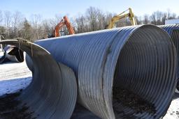 Galvanized 18' x 72" Corrugated Galvanized Pipe